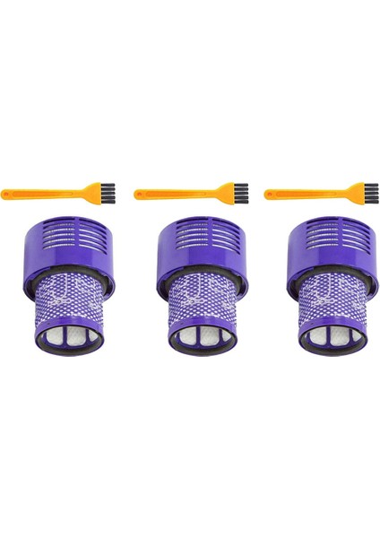 V10 SV12 Cyclone Animal Absolute Total Clean Vakumlu Süpürge Filtreleri Yedek Parçaları Için 3x Yıkanabilir Filtre Hepa Ünitesi A (Yurt Dışından) modelleri