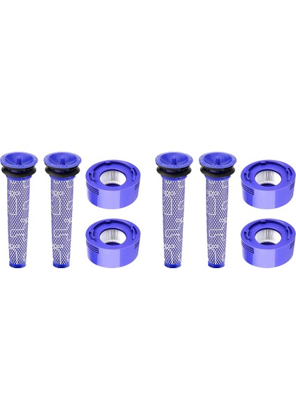 V7, V8 Animal ve Absolute Kablosuz Elektrikli Süpürge Hepa Yedekleri Için 8'li Paket Filtre Yedeği (Yurt Dışından)