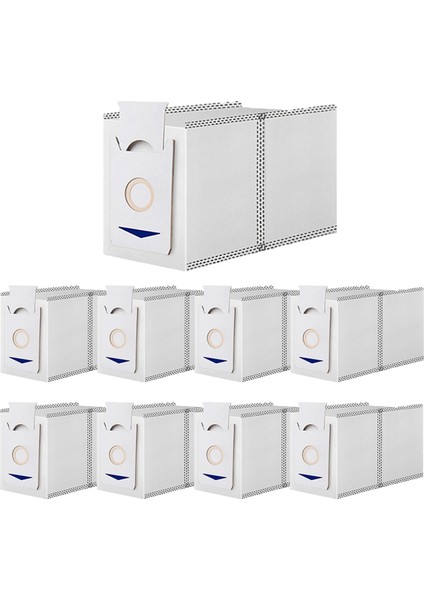 T30 Pro Max Elektrikli Süpürge Için 9 Paket Toz Torbası, Büyük Kapasite, Yedek Aksesuarlar (Yurt Dışından)