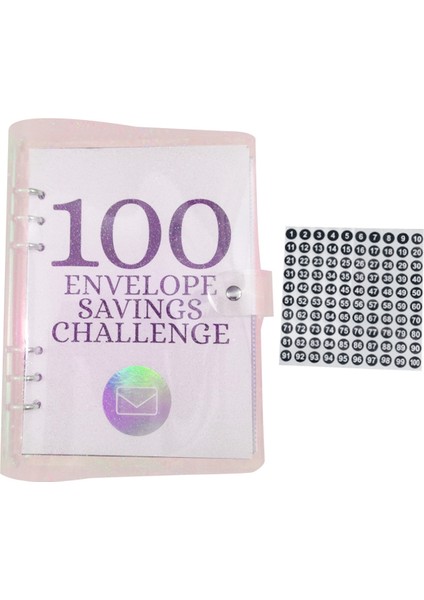 100 Günlük Mücadele Para Tasarrufu Klasörü Zarf Mücadelesi: Eğlenceli ve Kolay Bütçe Planlayıcısı (Yurt Dışından)