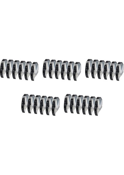 Maker 1880 E-101 9mm x Için Kabartma ile Uyumlu 30 Adet Etiket Bandı (Yurt Dışından)