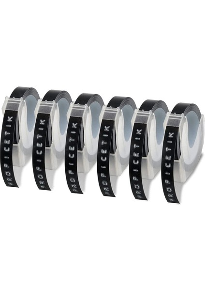 Maker 1880 E-101 9mm x Için Kabartma ile Uyumlu 30 Adet Etiket Bandı (Yurt Dışından)