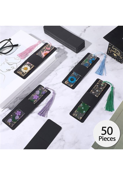 50 Adet Reçine Ayraç Tutucu 5,9 x 1,8 Inç Kraft Kovanlar Kendin Yap Ayraçlar Sarma Için Ekran Kartları (Yurt Dışından)