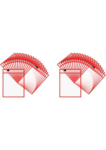 50 Adet Dosya Klasörleri 24X32CM Çalışma Notu Tutucu Kuru Silinebilir Cepler Öğretmenler Sınıf Organizasyon Malzemeleri A (Yurt Dışından)
