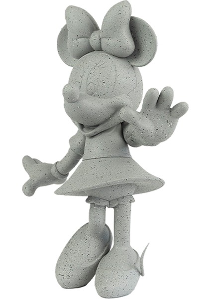 Small Minnie Welcome Granite Gri Heykel