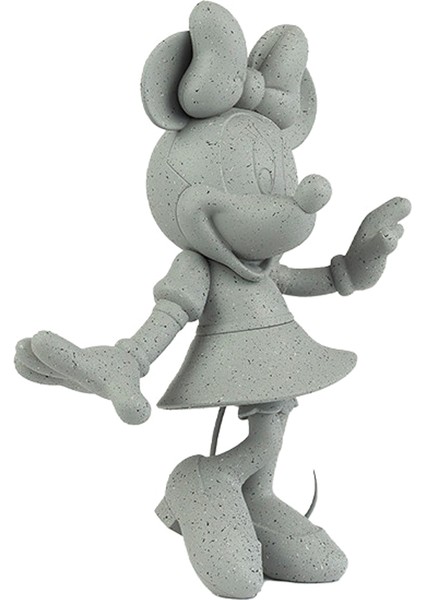 Small Minnie Welcome Granite Gri Heykel