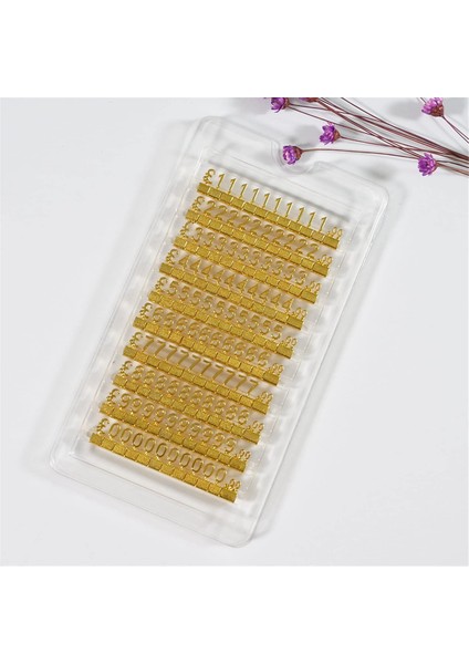 10 Adet Dijital Etiketi 3D Metal Raf Ayarlanabilir Gbp ￡ Mağaza Ekranı Mücevher Saat Ofis Için Kare Kit (Yurt Dışından)