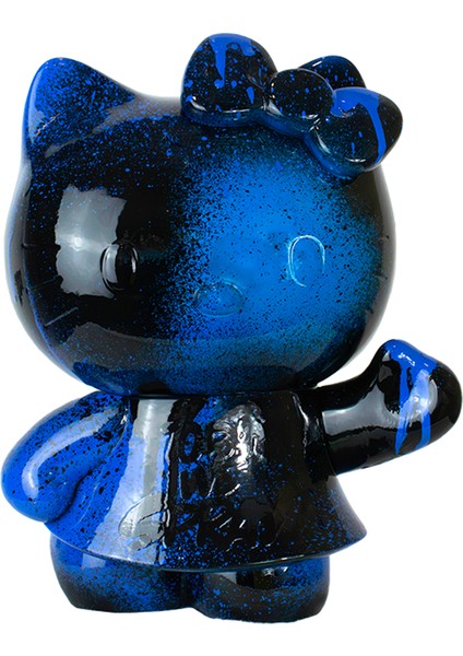 Hello Kitty Graffiti Mavi Heykel