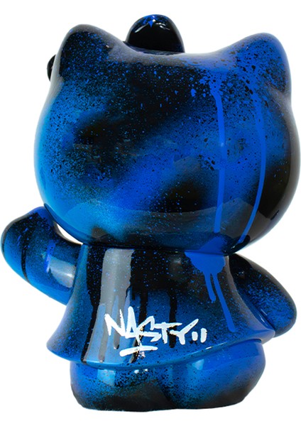 Hello Kitty Graffiti Mavi Heykel