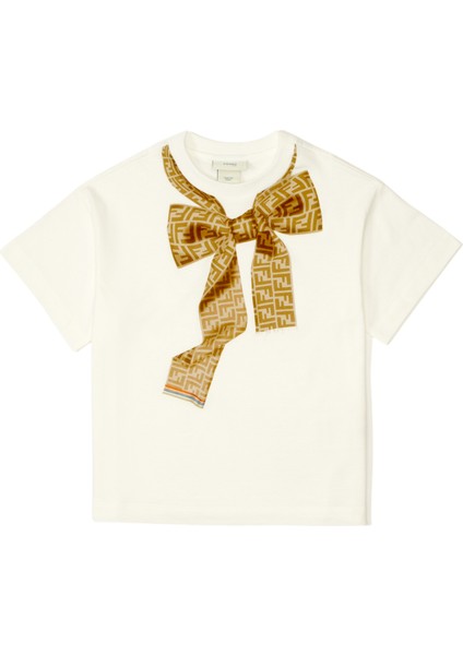 Beyaz Kız Çocuk T-Shirt