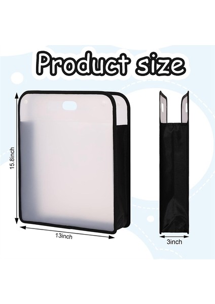 Adet Scrapbook Kağıt Saklama, 12X12 Kağıt, Scrapbook, Fotoğraflar, El Sanatları Siyah Için Şeffaf Kağıt Saklama Düzenleyici (Yurt Dışından)
