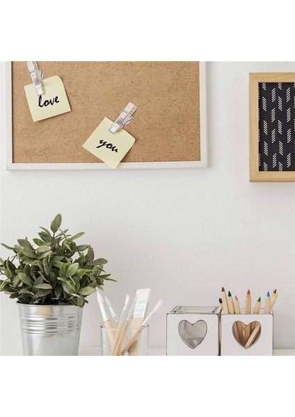 100 Adet Mini Şeffaf Fotoğraf Klipsleri Çamaşır Mandalları Klips Çamaşır Ipi Şeffaf Plastik Kırtasiye Klasörü (Yurt Dışından) fiyatları