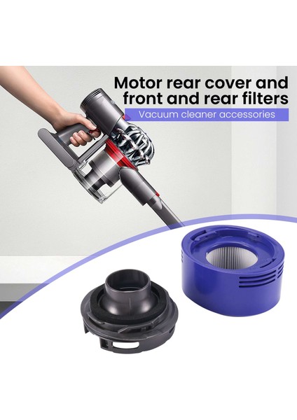 V7 V8 Elektrikli Süpürge Aksesuarları Için Hepa Filtre Değişimi Sonrası Süpürge Ev Motoru Arka Kapaklar Aletler Parçalar (Yurt Dışından) fırsatları