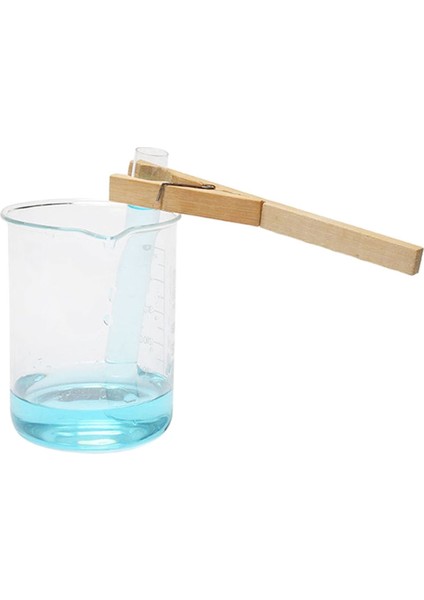 20 Adet 7 Inç Bambu Test Tüpü Klipsleri Cam Kelepçeleri Laboratuvar Biyolojik Kimyasal Deney Kelepçe Araçları 2cm (Yurt Dışından)