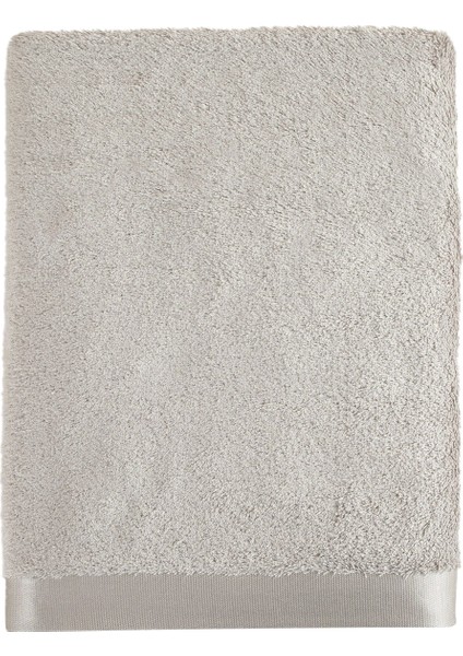 Floss Pamuklu Açık Gri Banyo Havlusu 85X150 cm