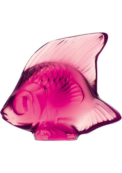 Pembe Balık Formlu Kristal Obje