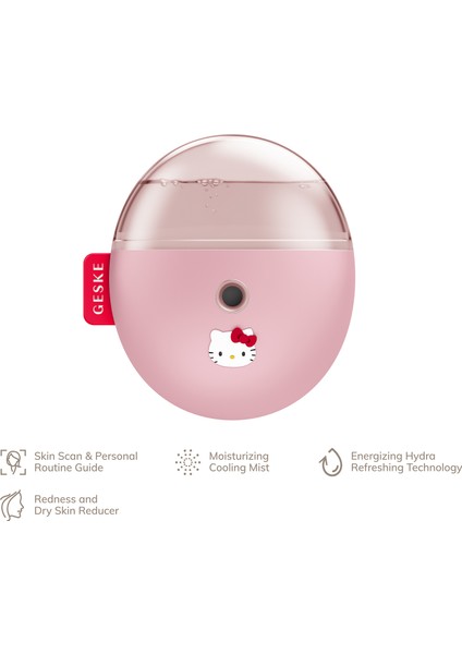 Facial Hydration Refresher Pembe 4'ü 1 Arada Yüz Nemlendirici Tazeleyici Cilt Bakım Cihazı