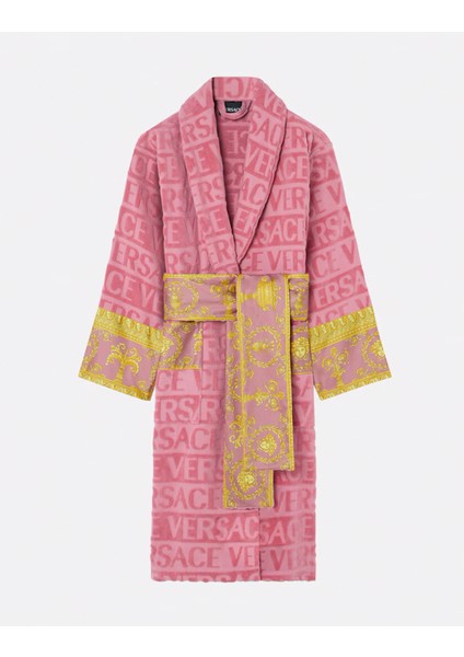 I Heart Baroque Pembe Bornoz