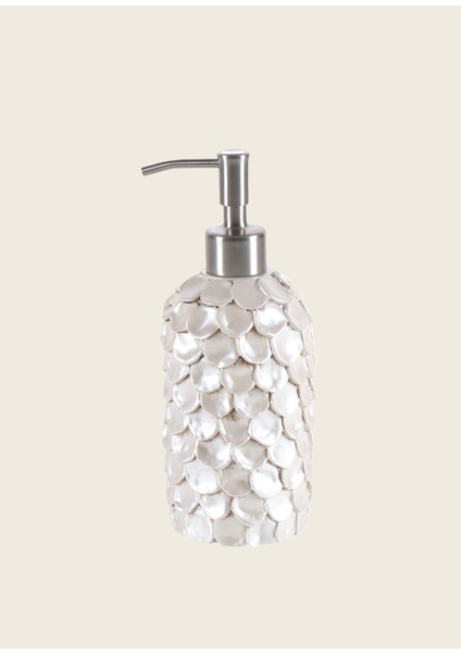 Lindy Gold Detaylı Krem Rengi 5'li Banyo Seti