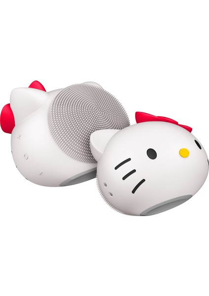 Sonic Facial Brush Beyaz 4'ü 1 Arada Hello Kitty Yüz Temizleme Fırçası Cilt Temizleme Cihazı