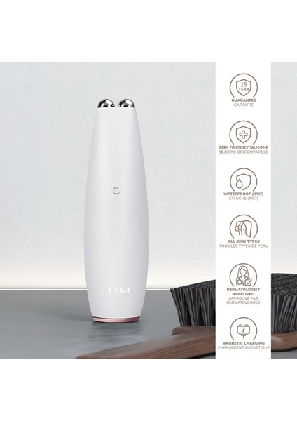 Mikrocurrent Akım Beyaz 6'sı 1 Arada Yüz Germe Kalemi