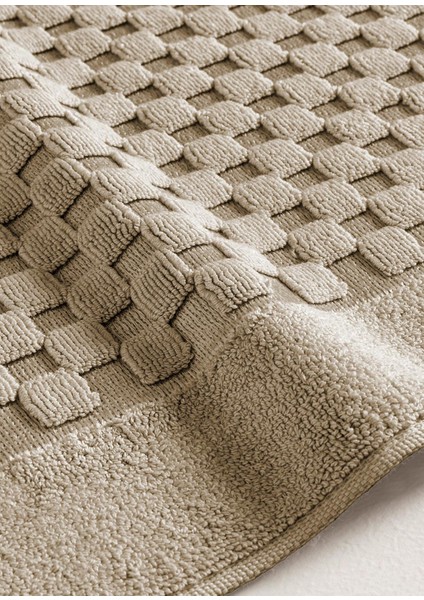 Floss Koyu Bej Bambu Ayak Havlusu 50 x 70 cm
