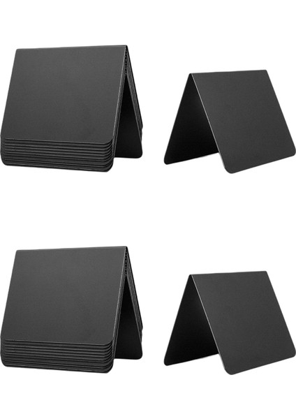 24 Adet Mini Kara Tahta Işaretleri 4x3 Inç Küçük Tebeşir Işaretleri Parti Büfe Masaları Için Gıda Etiketleri, Yazması Kolay (Yurt Dışından)