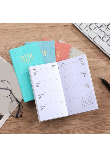 Adet 2024 Planlayıcı Cep Defteri, Çanta Için Küçük Takvim 6,8 x 3,8 Inç, Günlük Haftalık ve Aylık Ajanda (Yurt Dışından) modelleri