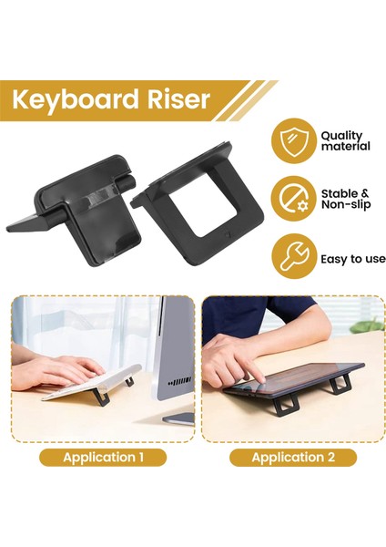 Klavye Yükseltici, Masa, Dizüstü Bilgisayar Masası, Taşınabilir Dizüstü Bilgisayar Uyumlu Stand (2 Adet) (Yurt Dışından) indirimleri