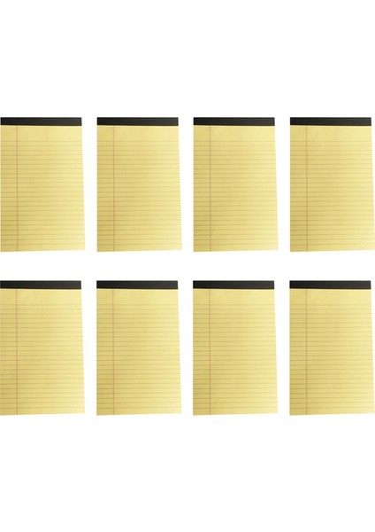 Sarı Not Defterleri 5x8 Not Defterleri, 8 Paket Küçük Not Koleji Çizgili Delikli Not Defteri Iş Için (Yurt Dışından)