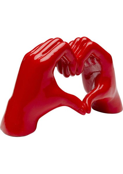 Heart Hands Kırmızı Dekoratif Obje fiyatları