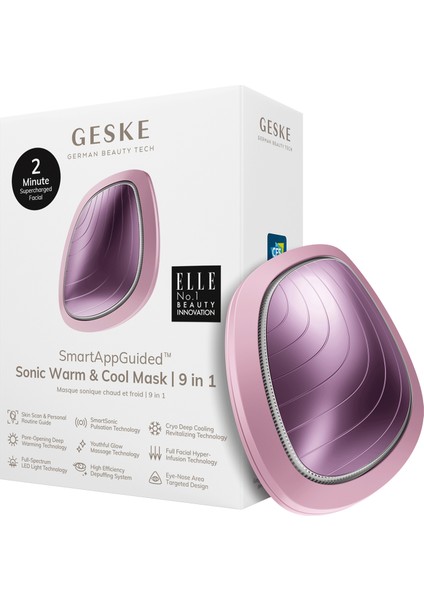 Sonic Pembe 9'u 1 Arada Sıcak ve Soğuk Maske Cilt Bakım Cihazı