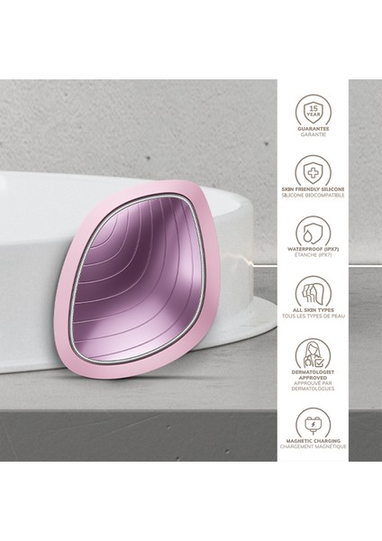 Sonic Pembe 9'u 1 Arada Sıcak ve Soğuk Maske Cilt Bakım Cihazı