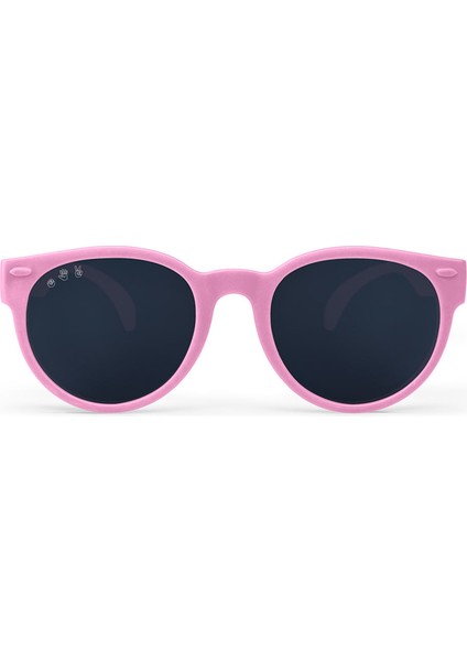 Round Model Popple Pembe Bebek Güneş Gözlüğü