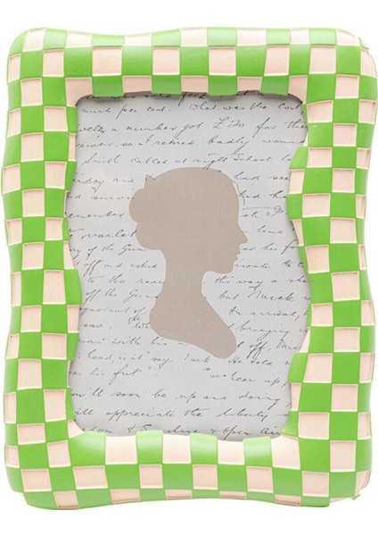 Checker Yeşil Fotoğraf Çerçevesi 13 x 18 cm