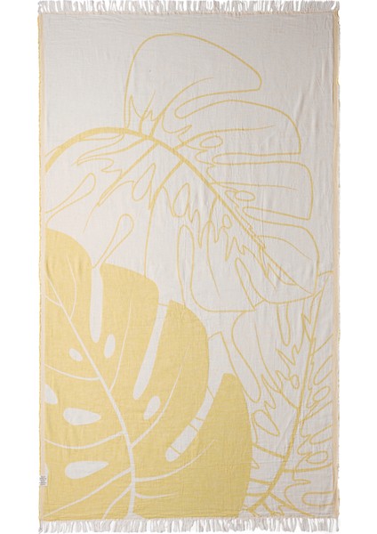 Monstera Sarı Peştamal