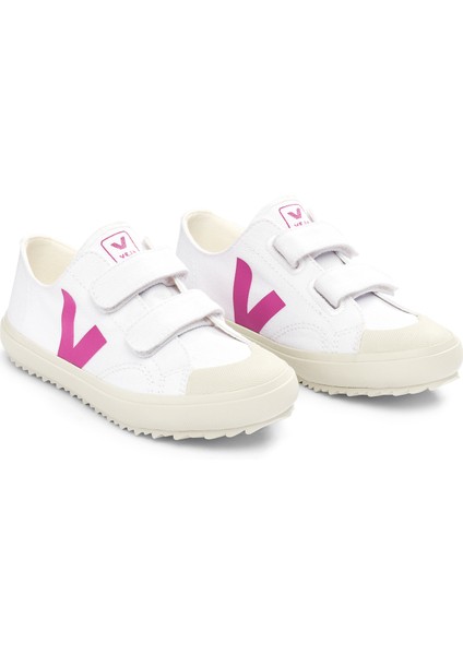 Beyaz Logolu Unisex Çocuk Organik Pamuk Sneaker fiyatları