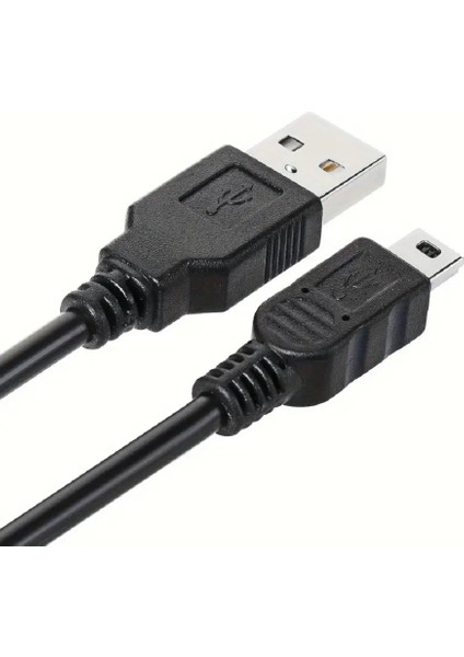 5 Metre Mini USB 5pin Hızlı Veri Şarj Aleti Kablosu 5mt Ps3 Mp3 Mp4 Çalar Araba Dvr Gps Dijital Kamera Kablosu