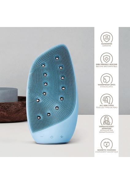 Sonic Thermo Mavi 8'i 1 Arada Yüz Temizleme Fırçası ve Yüz Gerdirici Cilt Temizleme Cihazı indirimleri