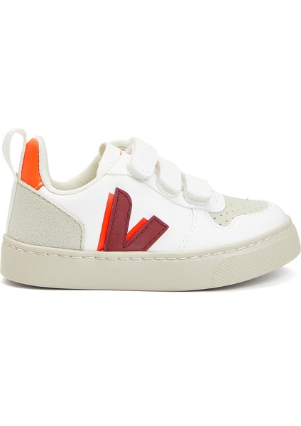 Small V-10 Cwl Beyaz Unisex Çocuk Deri Sneaker