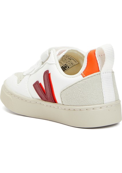 Small V-10 Cwl Beyaz Unisex Çocuk Deri Sneaker