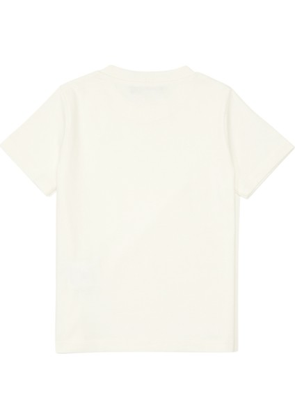 Beyaz Logo Detaylı Kız Çocuk T-Shirt fiyatları
