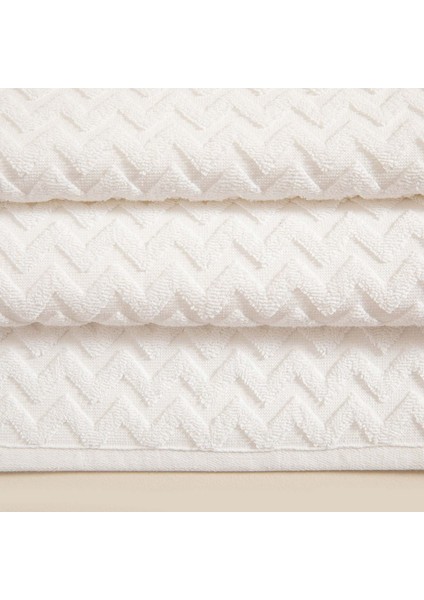 Zigzag Beyaz El Havlusu 30X40 cm modelleri