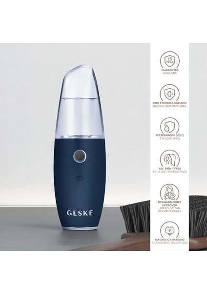 Facial Hydration Refresher Lacivert 4'ü 1 Arada Yüz Nemlendirici Tazeleyici Cilt Bakım Cihazı indirimleri