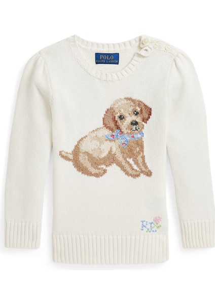 Beyaz Unisex Çocuk Kazak