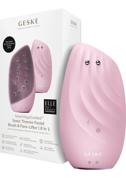 Sonic Thermo Pembe 8'i 1 Arada Yüz Temizleme Fırçası ve Yüz Gerdirici Cilt Temizleme Cihazı fiyatları