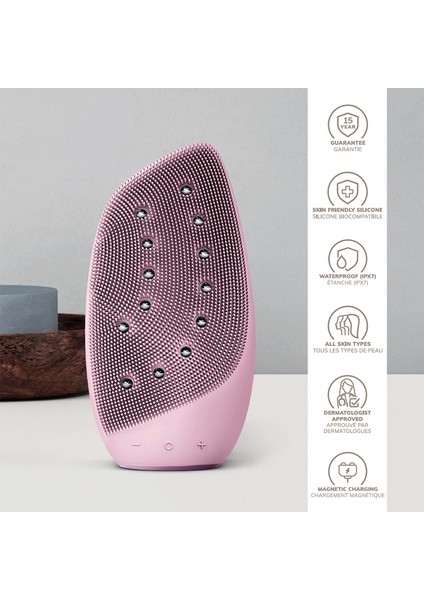 Sonic Thermo Pembe 8'i 1 Arada Yüz Temizleme Fırçası ve Yüz Gerdirici Cilt Temizleme Cihazı indirimleri