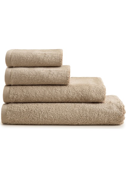 Solid Koyu Bej Banyo Havlusu 85X150 cm fiyatları
