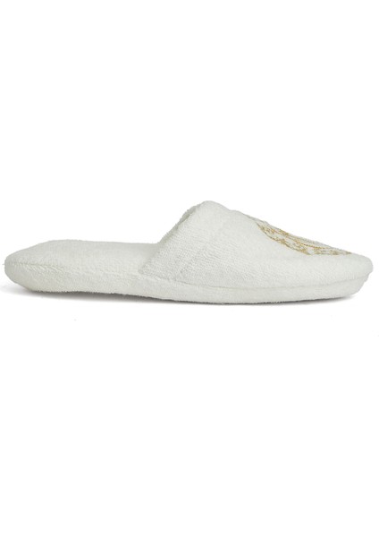Medusa Gala Beyaz Unisex Havlu Terlik