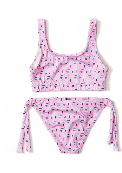 Florance Pembe Kız Çocuk Bikini Takımı fiyatları